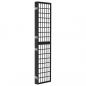 Preview: 4-tlg. Paravent Japanischer Stil Faltbar 160x170 cm Schwarz