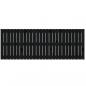 Preview: Wand-Kopfteil Schwarz 166x3x60 cm Massivholz Kiefer