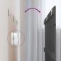 Preview: Wand-Kopfteil Grau 140x3x90 cm Massivholz Kiefer