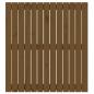 Preview: Wand-Kopfteil Honigbraun 82,5x3x90 cm Massivholz Kiefer