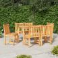 Preview: ARDEBO.de - 7-tlg. Garten-Essgruppe Massivholz Teak