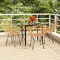 Preview: ARDEBO.de - 5-tlg. Garten-Essgruppe Poly Rattan