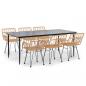 Preview: 7-tlg. Garten-Essgruppe Poly Rattan