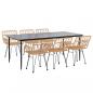 Preview: 7-tlg. Garten-Essgruppe Poly Rattan