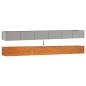 Preview: Hochbeet Rostig 480x80x45 cm Cortenstahl