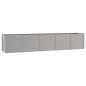 Preview: Hochbeet Rostig 400x80x77 cm Cortenstahl