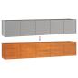 Preview: Hochbeet Rostig 400x80x77 cm Cortenstahl
