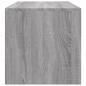 Preview: Couchtisch Grau Sonoma 100x40x40 cm Holzwerkstoff