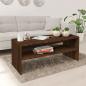 Preview: ARDEBO.de - Couchtisch Braun Eichen-Optik 100x40x40 cm Holzwerkstoff