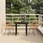 Preview: ARDEBO.de - 3-tlg. Garten-Essgruppe Poly Rattan