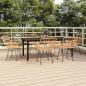 Preview: ARDEBO.de - 7-tlg. Garten-Essgruppe Poly Rattan
