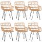 Preview: 7-tlg. Garten-Essgruppe Poly Rattan