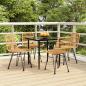 Preview: ARDEBO.de - 5-tlg. Garten-Essgruppe Poly Rattan
