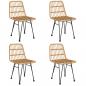 Preview: 5-tlg. Garten-Essgruppe Poly Rattan