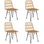 Preview: 5-tlg. Garten-Essgruppe Poly Rattan