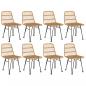 Preview: 9-tlg. Garten-Essgruppe Poly Rattan