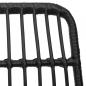Preview: 7-tlg. Garten-Essgruppe Schwarz Poly Rattan