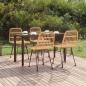 Preview: ARDEBO.de - 5-tlg. Garten-Essgruppe Poly Rattan