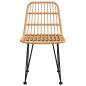 Preview: Gartenstühle 2 Stk. 48x62x84 cm PE-Rattan