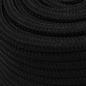 Preview: Arbeitsseil Schwarz 18 mm 50 m Polyester