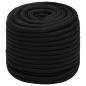Preview: Arbeitsseil Schwarz 18 mm 25 m Polyester