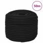 Preview: Arbeitsseil Schwarz 12 mm 50 m Polyester