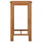 Preview: Garten-Bartisch 60x60x105 cm Massivholz Akazie 