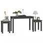 Preview: Satztische 3 Stk. Grau Massivholz Kiefer