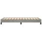 Preview: Bettgestell Hellgrau 90x190 cm Samt