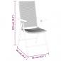 Preview: 7-tlg. Garten-Essgruppe Schwarz und Braun Poly Rattan
