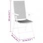 Preview: 5-tlg. Garten-Essgruppe Schwarz und Braun Poly Rattan