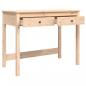 Preview: Schreibtisch mit Schubladen 100x50x78 cm Massivholz Kiefer
