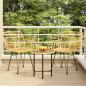 Preview: ARDEBO.de - 3-tlg. Garten-Essgruppe Poly Rattan