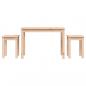 Preview: Satztische 3 Stk. Massivholz Kiefer