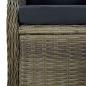 Preview: 7-tlg. Garten-Essgruppe Braun Poly Rattan