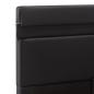 Preview: Bett mit Bettkasten Hydraulisch LED Kunstleder 120x200 cm