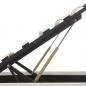 Preview: Bett mit Bettkasten Hydraulisch LED Weiß Kunstleder 120x200 cm 