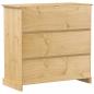 Preview: Weinschrank Corona 107,5x51x105,5 cm Massivholz Kiefer
