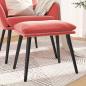 Preview: ARDEBO.de - Fußhocker Rosa 45x29,5x35 cm Samt