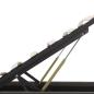 Preview: Bett mit Bettkasten Hydraulisch LED Grau Kunstleder 160x200 cm 