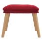Preview: Fußhocker Weinrot 45x29,5x35 cm Samt