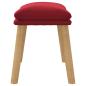 Preview: Fußhocker Weinrot 45x29,5x35 cm Samt