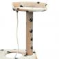 Preview: Katzen-Kratzbaum Sisal 150 cm Beige mit Pfoten-Aufdruck