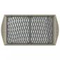 Preview: 4-tlg. Garten-Sofagarnitur mit Kissen Hellgrau Poly Rattan