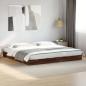 Preview: Bettgestell Braun Eichen-Optik 180x200 cm Holzwerkstoff