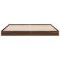 Preview: Bettgestell Braun Eichen-Optik 180x200 cm Holzwerkstoff