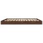 Preview: Bettgestell Braun Eichen-Optik 180x200 cm Holzwerkstoff