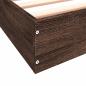 Preview: Bettgestell Braun Eichen-Optik 180x200 cm Holzwerkstoff