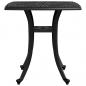 Preview: Gartentisch Schwarz 53x53x53 cm Aluminiumguss