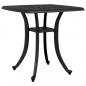Preview: Gartentisch Schwarz 53x53x53 cm Aluminiumguss